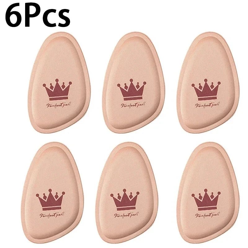 Women Forefoot Pad Pain Relief Insert Half Size Insoles Non-slip Cushion Shoe Breathable Sweat Absorbing Foot Pads for Shoes - PrimeNest