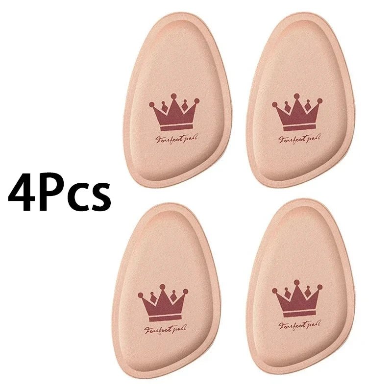 Women Forefoot Pad Pain Relief Insert Half Size Insoles Non-slip Cushion Shoe Breathable Sweat Absorbing Foot Pads for Shoes - PrimeNest