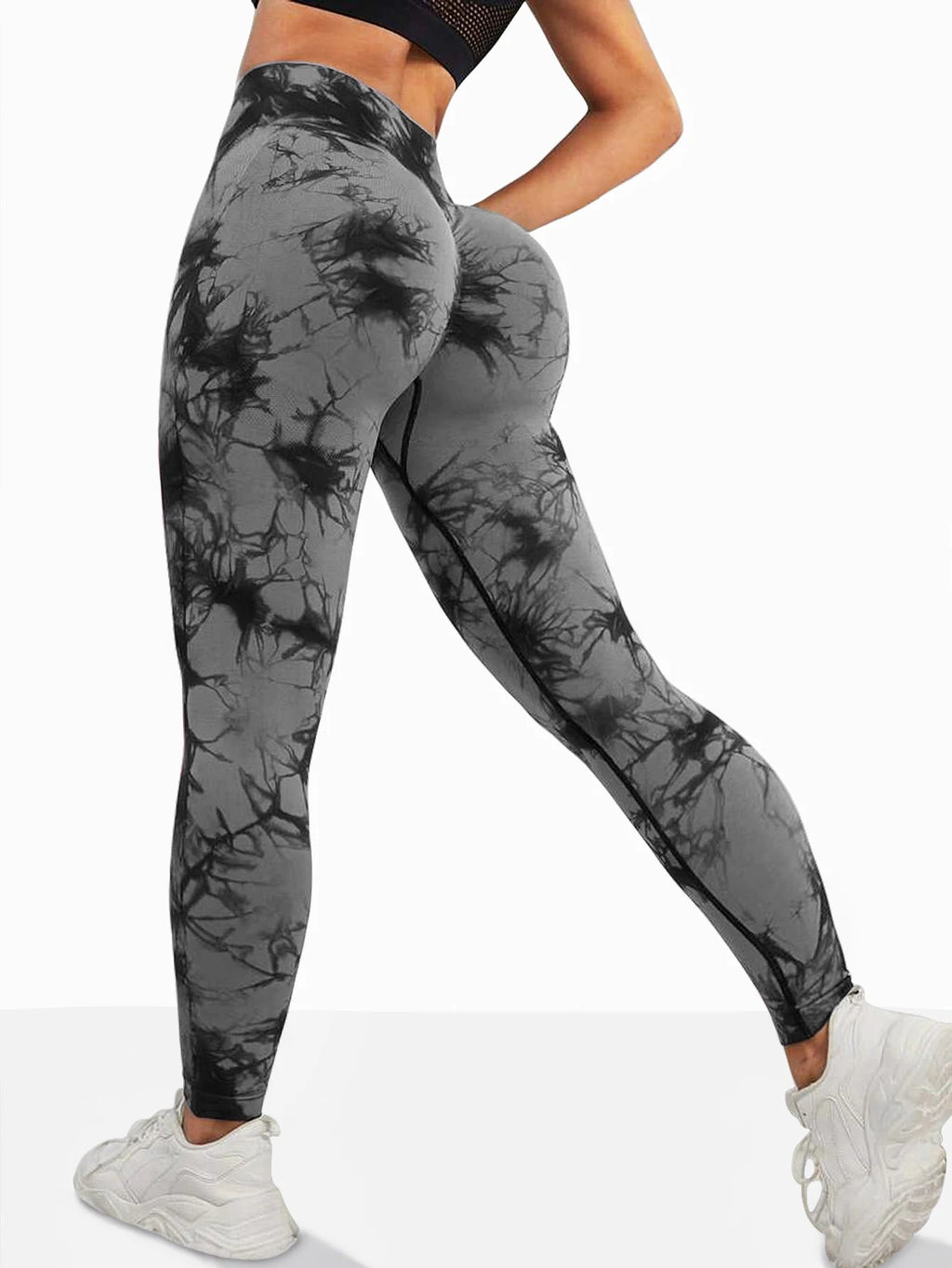 Women's Seamless Tie-dye Yoga Pants High Waist Soft Comfortable Gym Fitness Sportswear Workout Leggings Tights - PrimeNest