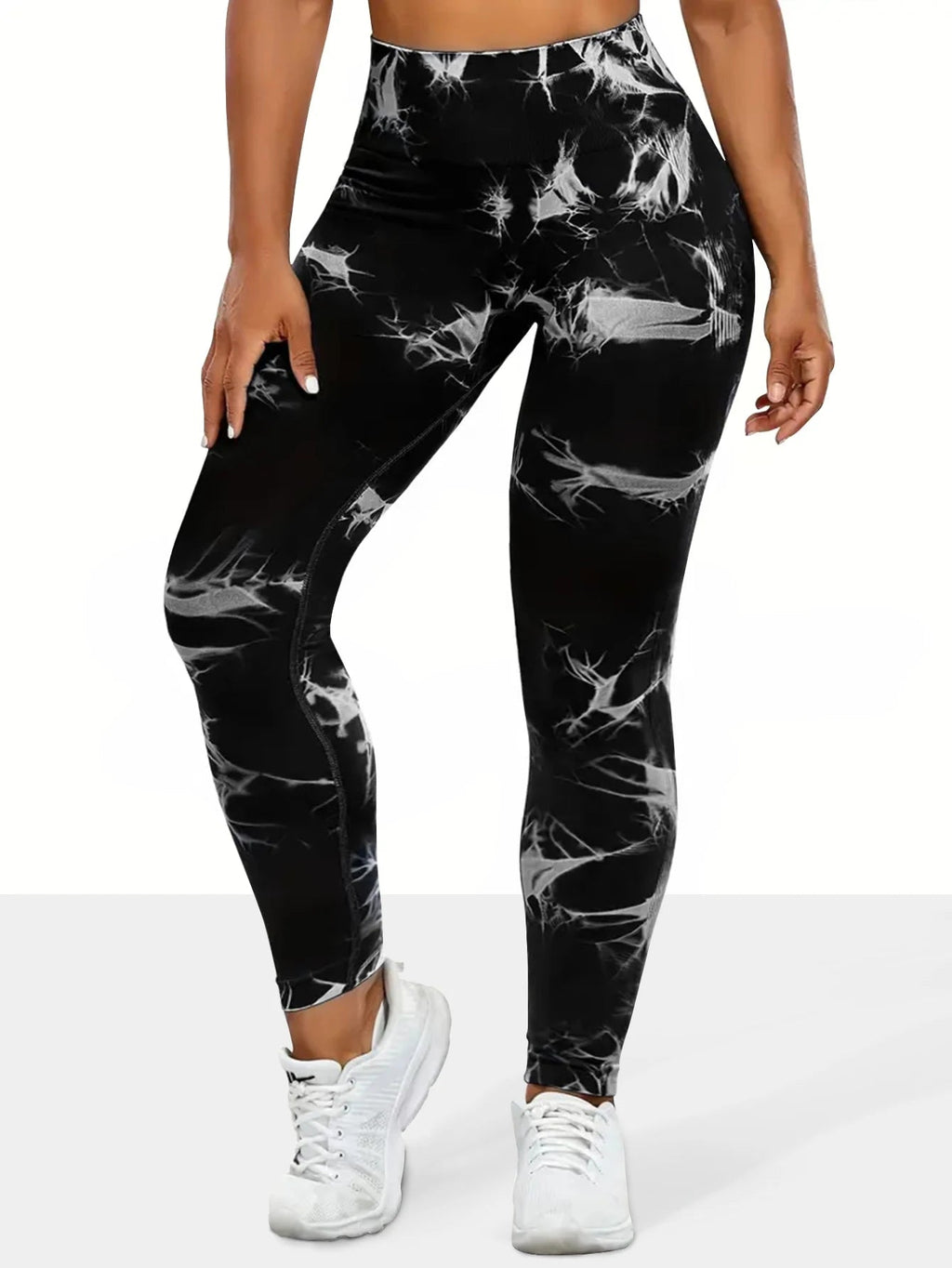 Women's Seamless Tie-dye Yoga Pants High Waist Soft Comfortable Gym Fitness Sportswear Workout Leggings Tights - PrimeNest