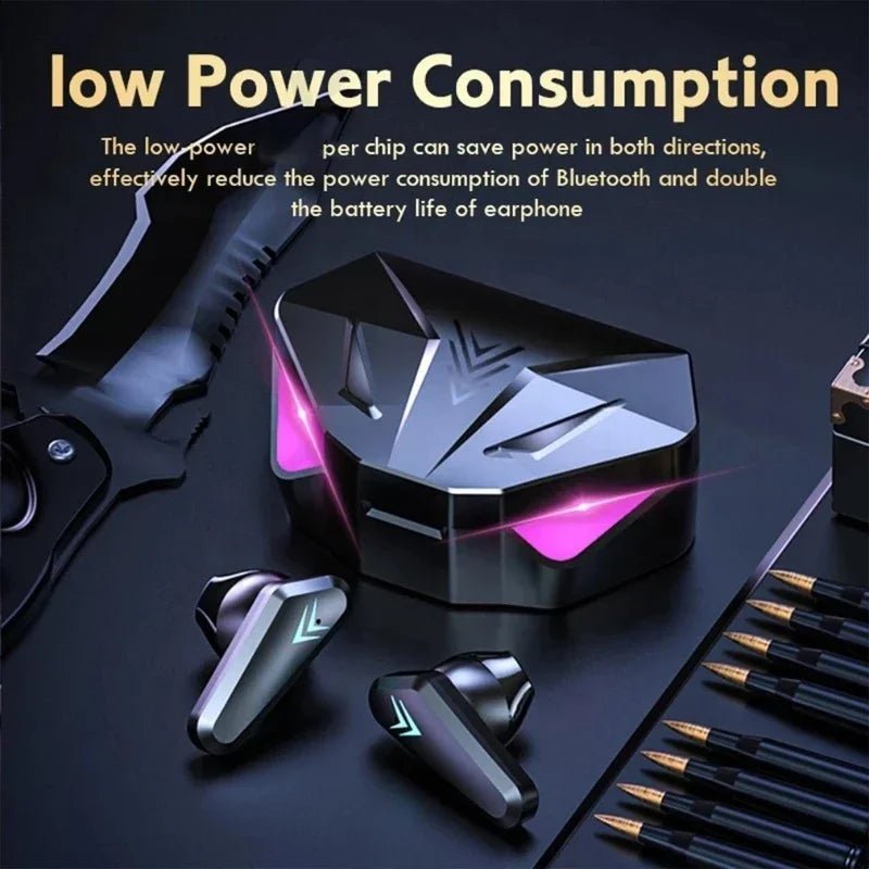 X15 TWS Wireless Bluetooth Headset LED Display Gamer Earbuds with Mic Wireless Headphones Noise Cancelling Bluetooth Earphones - PrimeNest