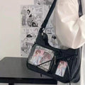 Y2k Harajuku Shoulder Bag Women Korean Transparent Ita Bag School Crossbody Bag Female Japanese Designer Preppy Handbag Purse - PrimeNest