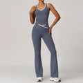 Yoga Set 2 Pieces Workout Outfits Fitness Sportswear Gym Tracksuit High Waist Leggings Sports Bra Athletic Wear Women Clothes - PrimeNest