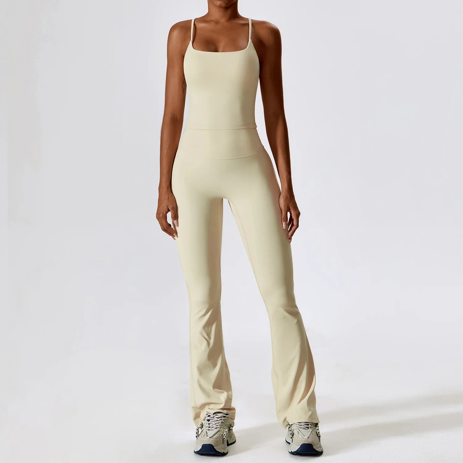 Yoga Set 2PCS Seamless Women Sportswear Workout Clothes Athletic Wear Gym Legging Fitness Bra Crop Top Long Sleeve Sports Suits - PrimeNest