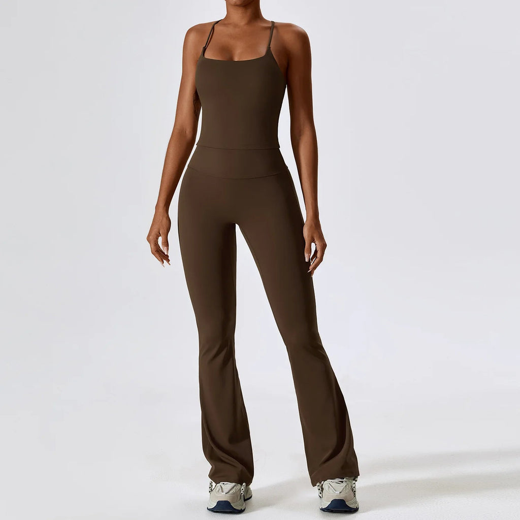 Yoga Set 2PCS Seamless Women Sportswear Workout Clothes Athletic Wear Gym Legging Fitness Bra Crop Top Long Sleeve Sports Suits - PrimeNest